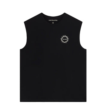 Acid Running Graphic Logo Tank Black