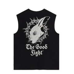 Acid Running Graphic Logo Tank Black