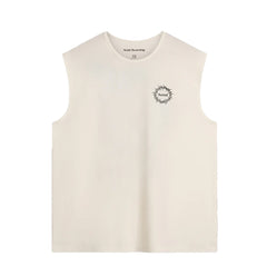 Acid Running Graphic Logo Tank Bone