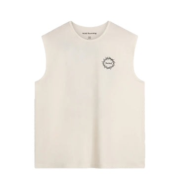 Acid Running Graphic Logo Tank Bone