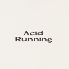 Acid Running Logo T-Shirt Bone