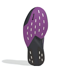 Adidas Adizero Evo SL Woven Trainer Carbon / Iron Metallic / Shock Purple