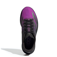 Adidas Adizero Evo SL Woven Trainer Carbon / Iron Metallic / Shock Purple