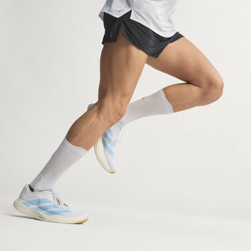 Adidas Adizero Evo SL Woven Trainer Cloud White / Clear Blue / Matte Gold