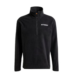 Adidas Multi Essentials 1/2 Zip Fleece Jacket Black - Parasol Store