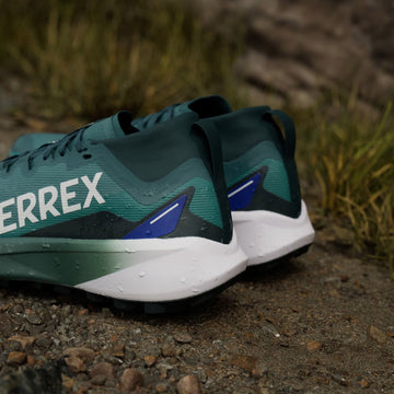 Adidas Terrex Agravic GTX Trail Running Shoes Preloved Teal / Cloud White / Semi Lucid Blue - Parasol Store