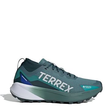 Adidas Terrex Agravic GTX Trail Running Shoes Preloved Teal / Cloud White / Semi Lucid Blue - Parasol Store