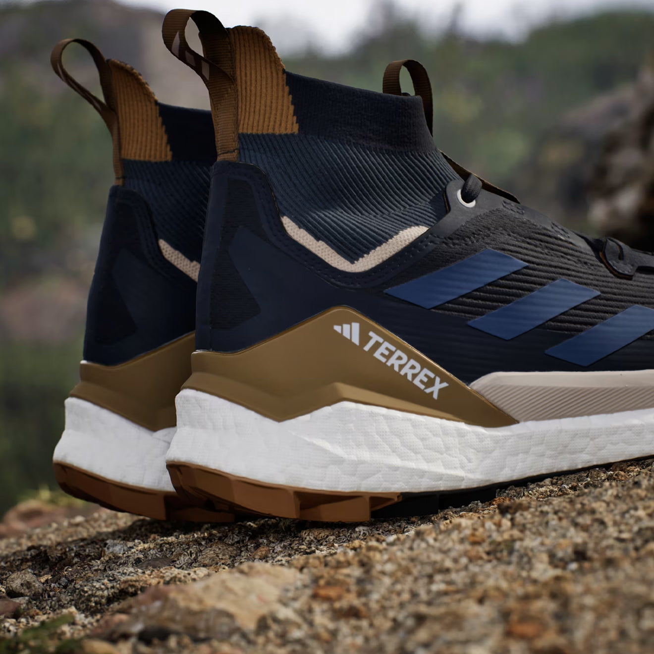Adidas Terrex Free Hiker 2.0 Hiking Shoe Legend Ink / Wonder Steel - Parasol Store