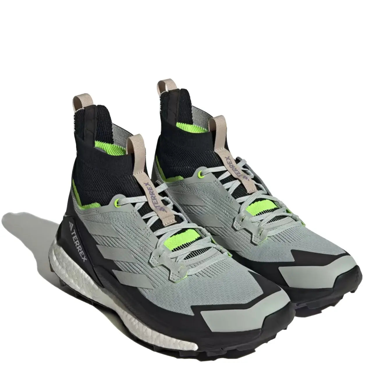 Adidas Terrex Free Hiker 2.0 Hiking Shoes Wonder Silver / Wonder Silver / Lucid Lemon Adidas Terrex