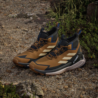 Adidas Terrex Free Hiker Shoes 2 Brown / Black / Blue - Parasol Store