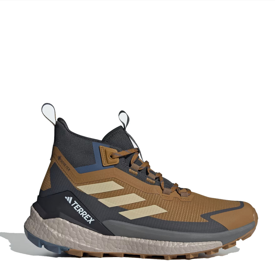 Adidas Terrex Free Hiker Shoes 2 Brown / Black / Blue - Parasol Store