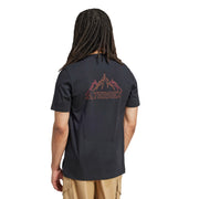 Adidas Terrex Graphic T-Shirt Black / Semi Impact Orange - Parasol Store