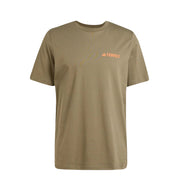 Adidas Terrex Graphic T-Shirt Olive Strata - Parasol Store