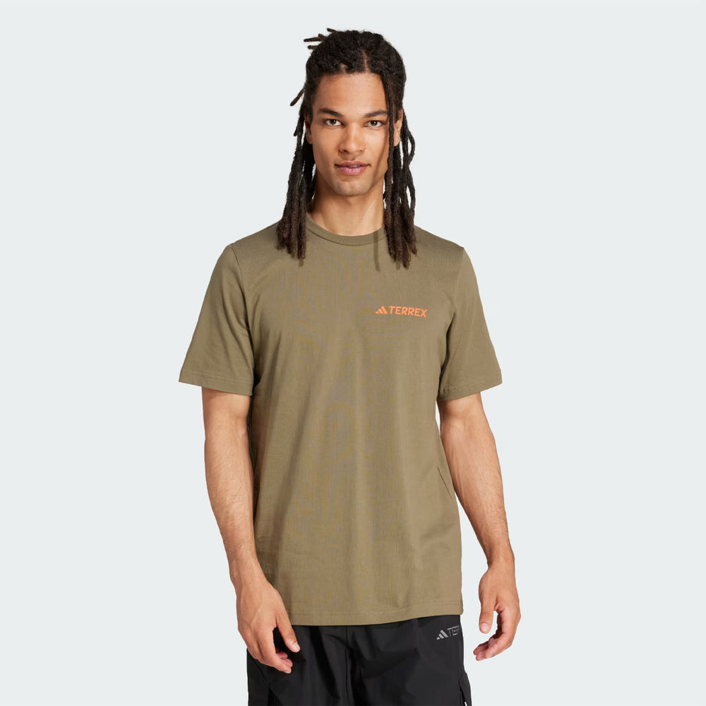 Adidas Terrex Graphic T-Shirt Olive Strata - Parasol Store