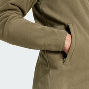 Adidas Terrex Essential Full Zip Fleece Olive Strata - Parasol Store