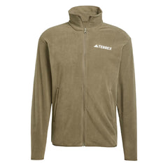Adidas Terrex Essential Full Zip Fleece Olive Strata - Parasol Store