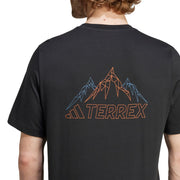 Adidas Terrex Mountain Graphic T-Shirt Black - Parasol Store