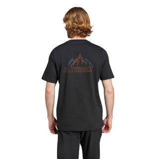 Adidas Terrex Mountain Graphic T-Shirt Black - Parasol Store
