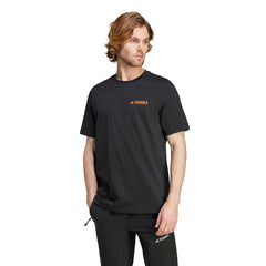 Adidas Terrex Mountain Graphic T-Shirt Black - Parasol Store