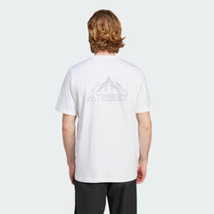 Adidas Terrex Mountain Graphic T-Shirt White - Parasol Store