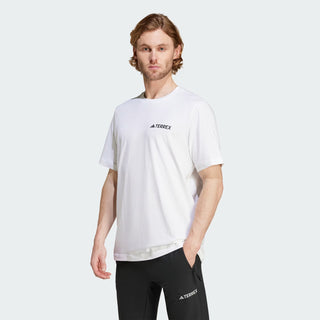 Adidas Terrex Mountain Graphic T-Shirt White - Parasol Store