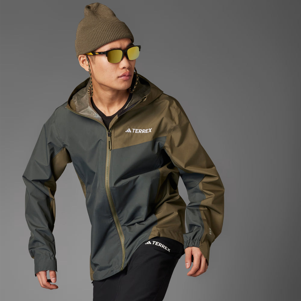 Adidas Terrex Multi 2.5L Rain.Rdy Jacket Legend Ivy / Olive Strata - Parasol Store