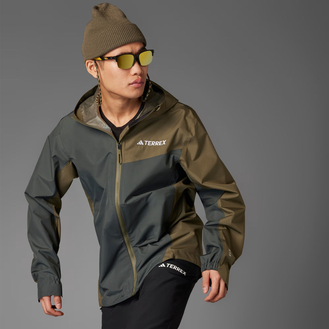 Adidas Terrex Multi 2.5L Rain.Rdy Jacket Legend Ivy / Olive Strata - Parasol Store