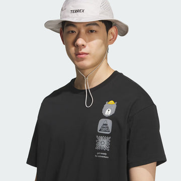 Adidas Terrex Mutli Graphic S/S T-Shirt Black - Parasol Store