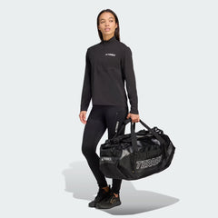 Adidas Terrex RAIN.RDY Expedition Duffel Bag Medium 70L Black / White - Parasol Store
