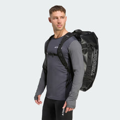 Adidas Terrex RAIN.RDY Expedition Duffel Bag Medium 70L Black / White - Parasol Store