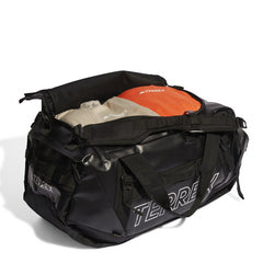 Adidas Terrex RAIN.RDY Expedition Duffel Bag Medium 70L Black / White - Parasol Store