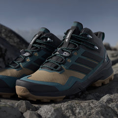 Adidas Terrex Skychaser Mid GORE-TEX Hiking Shoes Cardboard / Core Black / Preloved Teal - Parasol Store