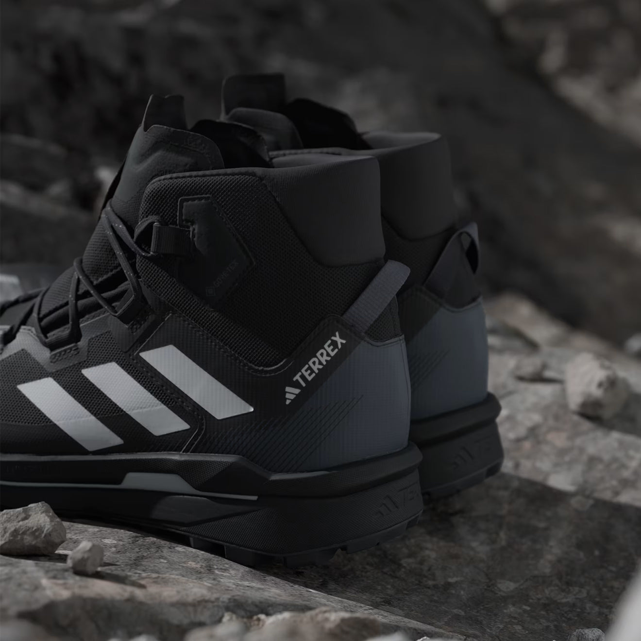 Adidas Terrex Skychaser Tech GORE-TEX Hiking Shoes Core Black / Grey - Parasol Store