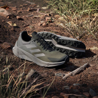 Adidas Terrex Soulstride Flow Trail Running Shoe Olive Strata / Wonder Beige / Charcoal - Parasol Store