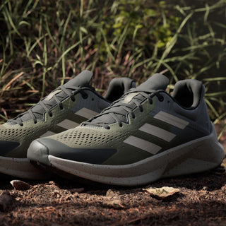 Adidas Terrex Soulstride Flow Trail Running Shoe Olive Strata / Wonder Beige / Charcoal - Parasol Store