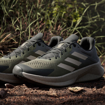 Adidas Terrex Soulstride Flow Trail Running Shoe Olive Strata / Wonder Beige / Charcoal - Parasol Store