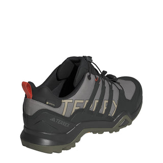 Adidas Terrex Swift R2 Gore-Tex Hiking Shoes Charcoal Grey / Core Black / Olive Stratus - Parasol Store