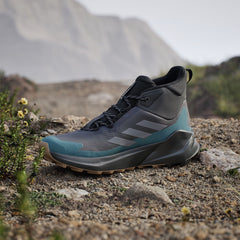 Adidas Terrex Trailmaker 2.0 Mid Gore-Tex Hiking Shoes Grey / Preloved Teal - Parasol Store