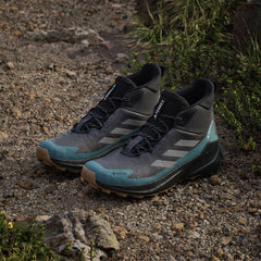 Adidas Terrex Trailmaker 2.0 Mid Gore-Tex Hiking Shoes Grey / Preloved Teal - Parasol Store