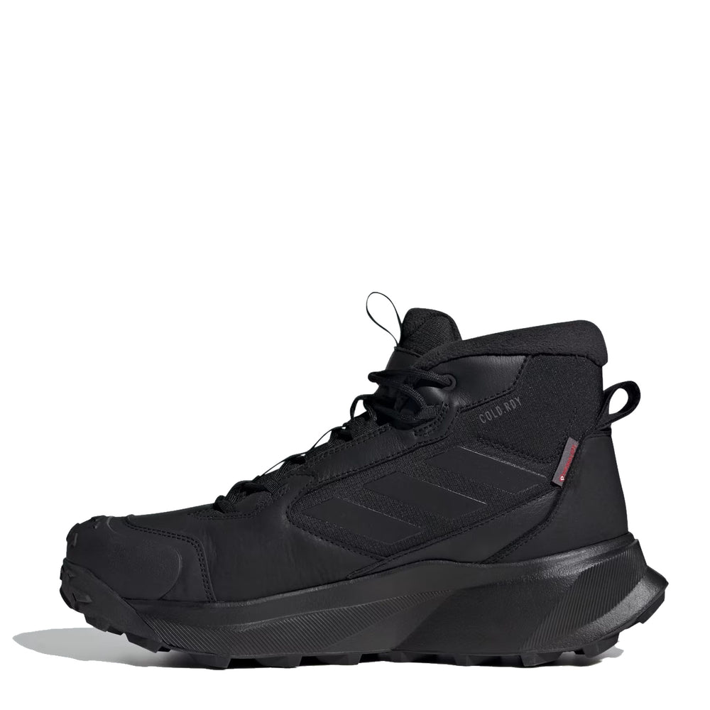 Adidas Terrex Winter Leather Mid Cut Boots Core Black / Core Black / Grey Four - Parasol Store