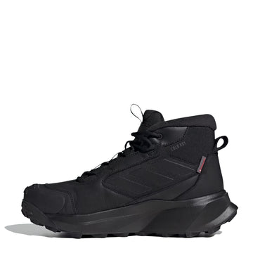 Adidas Terrex Winter Leather Mid Cut Boots Core Black / Core Black / Grey Four - Parasol Store