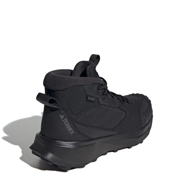 Adidas Terrex Winter Leather Mid Cut Boots Core Black / Core Black / Grey Four - Parasol Store