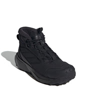 Adidas Terrex Winter Leather Mid Cut Boots Core Black / Core Black / Grey Four - Parasol Store