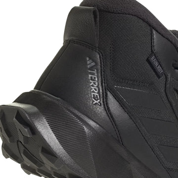 Adidas Terrex Winter Leather Mid Cut Boots Core Black / Core Black / Grey Four - Parasol Store