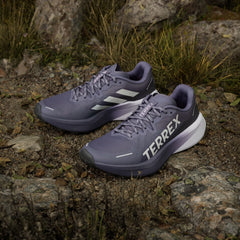 Adidas Terrex Womens Agravic 3 Trail Running Shoes Preloved Violet / Grey One / Powder Plum - Parasol Store