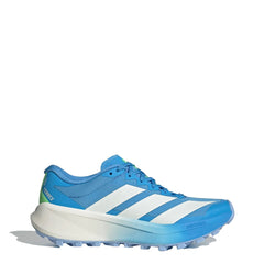 Adidas Terrex Womens Agravic 4 Trainers Blue Burst / Off White / Lime Burst - Parasol Store