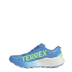 Adidas Terrex Womens Agravic 4 Trainers Blue Burst / Off White / Lime Burst - Parasol Store