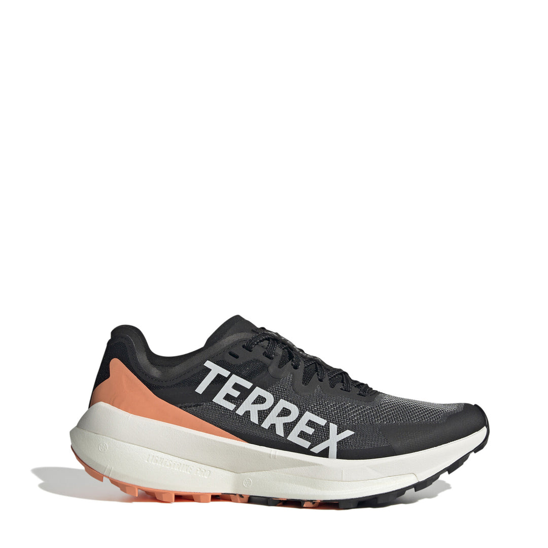 Adidas Terrex Womens Agravic Speed Trail Running Shoes Core Black / Grey One / Amber Tint - Parasol Store