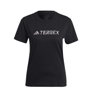 Adidas Terrex Womens Classic Logo T-Shirt Black - Parasol Store