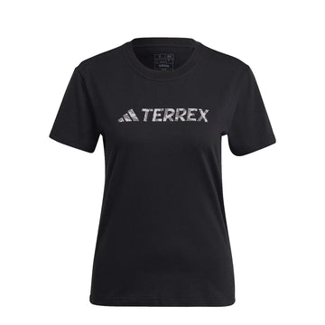 Adidas Terrex Womens Classic Logo T-Shirt Black - Parasol Store